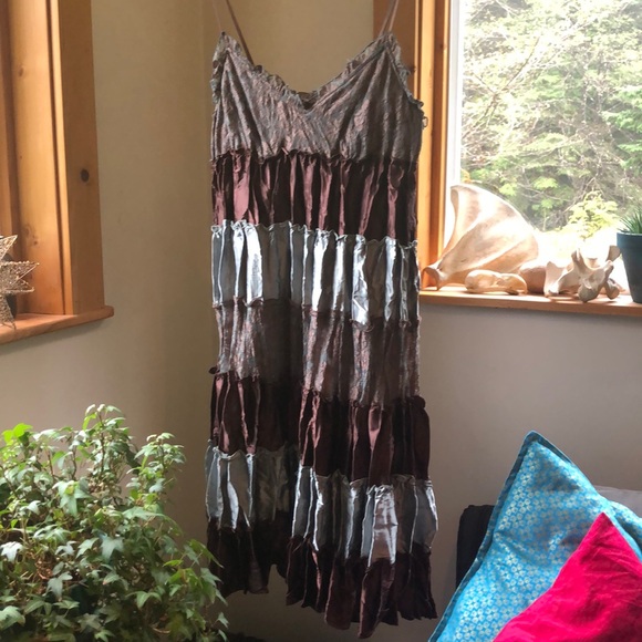 Guess satin boho dress L - Picture 1 of 11